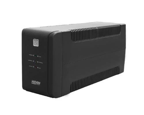 [Хайден] ИБП HIDEN EXPERT ULS800E 800ВА/480Вт {Линейно-интерактивный,2xSchuko LED, USB,  встроенный АКБ 1x12B/9Ач} {УТ-00002466}