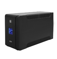 ИБП HIDEN EXPERT ULS1200C 1200ВА/720Вт {Линейно-интерактивный,4xSchuko+2xIEC C13 LCD, USB, встроенные АКБ 2x12B/7Ач}