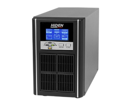 [Хайден] ИБП HIDEN EXPERT UDC9201S, встроенные АКБ в корпусе (3х7А/ч), 1 kVA/0,9 {С двойным преобразованием напольного исполнения 1000 ВА / 900 Вт, 2 розетки Schuko}
