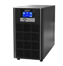 ИБП HIDEN EXPERT UDC9203S, встроенные АКБ в корпусе (8х7А/ч), 3 kVA/2,7 kW {С двойным преобразованием напольного исполнения 3000 ВА / 2700 Вт,4 розетки Schuko, SNMP слот, USB, RS232, EPO}