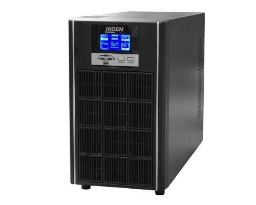 [Хайден] ИБП HIDEN EXPERT UDC9203S, встроенные АКБ в корпусе (8х7А/ч), 3 kVA/2,7 kW {С двойным преобразованием напольного исполнения 3000 ВА / 2700 Вт,4 розетки Schuko, SNMP слот, USB, RS232, EPO}