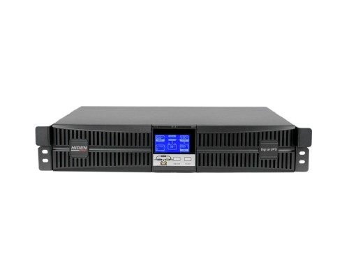 [Хайден] ИБП HIDEN EXPERT UDC9201S-RT, встроенные акб в корпусе (9А/ч х 3шт),1 kVA/0,9 kW (PF=0,9) {С двойным преобразованием Rack / Tower 2U 1000 ВА / 900 Вт,6*IEC-320 С13, SNMP слот, USB, RS232, EPO}