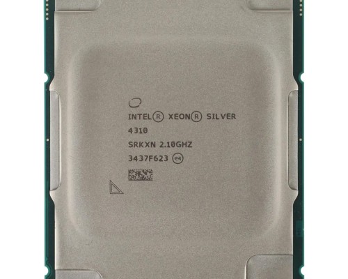 [Процессор] Центральный Процессор Intel Xeon® Silver 4310  12 Cores, 24 Threads, 2.1/3.3GHz, 18M, DDR4-2666, 2S, 120W PULL