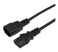 Rexant (04-2722) Шнур сетевой IEC 320 C13 – IEC 320 C14 3x0,75мм?, длина 1,2м