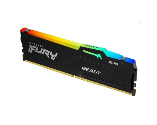 [Модуль памяти] Kingston 16GB 6000MT/s DDR5 CL30 DIMM FURY Beast RGB EXPO KF560C30BBEA-16