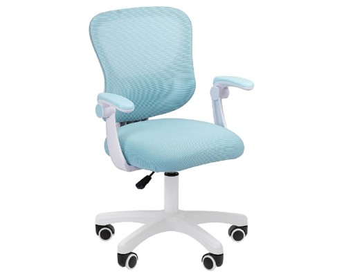 [Офисные кресла] Кресло детское компьютерное CHAIRMAN CH106 голубой (7187527)