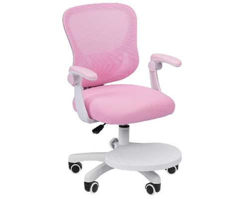 [Офисные кресла] Кресло детское компьютерное CHAIRMAN CH106 розовый, с подножкой (7187530)