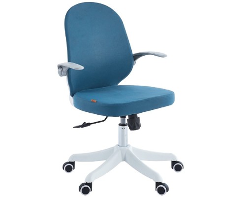[Офисные кресла] Кресло детское компьютерное CHAIRMAN CH107 голубой (7187536)