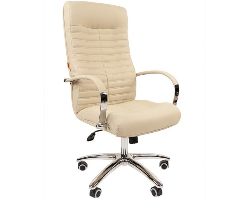 [Офисные кресла] Офисное кресло Chairman 480 экокожа Terra 101 бежевый N (7117600)