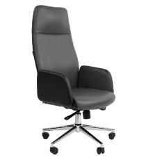 Офисное кресло Chairman 929 Россия экопремиум черный/серый (7174806)
