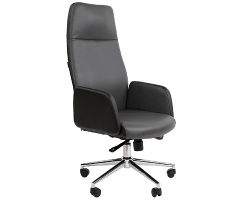 [Офисные кресла] Офисное кресло Chairman 929 Россия экопремиум черный/серый (7174806)