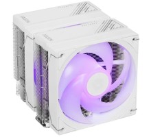 Cooler ID-Cooling FROZN A620 PRO SE ARGB WHITE Soc-AM5/AM4/1200/1700/1851 серебристый/белый 4-pin 15-27.2dB Al+Cu 260W 1190gr Ret 