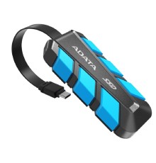 Твердотельный накопитель/ ADATA External SSD SC740, 1000GB, Type-C, USB 3.2 Gen2, R/W 1050/1000 MB/s, 121.8x40.5x22.3mm, Blue