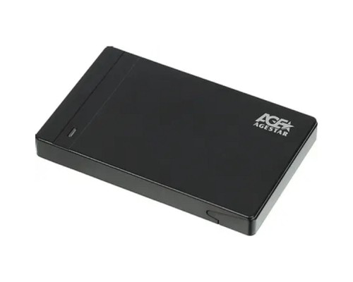 [Контейнер для HDD] AgeStar 3UB2P3 (BLACK) пластик, чёрный. UASP USB 3.0 Внешний корпус 2.5