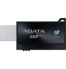 A-DATA External SSD SC730, 1000GB, Type-C, Type-A, USB 3.2 Gen2, R/W 600/600 MB/s, 36.8x23.8x9.7mm, Black (5 лет)