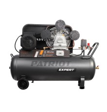 Компрессор PATRIOT KRX 580 L100 D [545302330] { поршневой, ременной, масляный, 580 л/мин, 100 л, 10 бар, 3 кВт, 400 В }