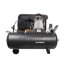 Компрессор PATRIOT KRX 700 L200 D [545302345] { поршневой, ременной, масляный, 700 л/мин, 200 л, 10 бар, 4 кВт, 400 В }
