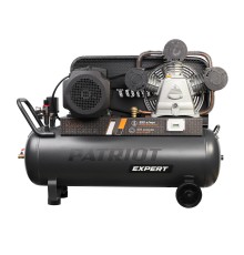 Компрессор PATRIOT KRX 950 L100 D [545302350] { поршневой, ременной, масляный, 950 л/мин, 100 л, 10 бар, 5.5 кВт, 400 В }