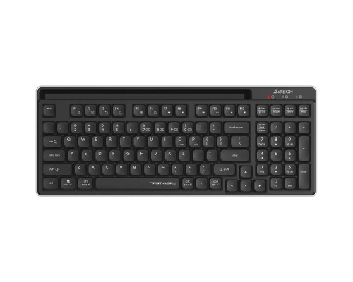 [Клавиатура] Клавиатура беспроводная A4Tech Fstyler FBX70C black (USB, BT/Radio, slim, Multimedia) (FBX70C)