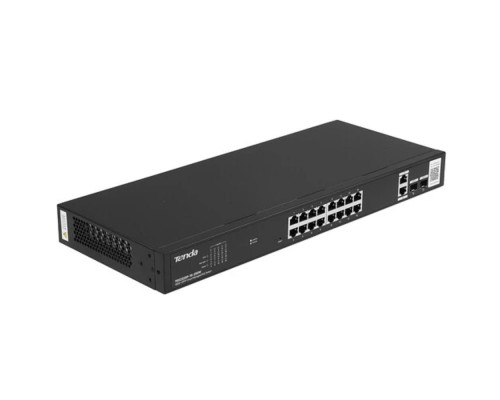 [Сетевое оборудование] Tenda TEG2220P-16-250W Коммутатор управляемый PoE, 18 портов, 18x 1 Гбит/с, SFP 2x1 Гбит/с, PoE 16x 30Вт (до 230Вт)