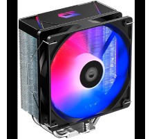 Cooler ID-Cooling BLITZ X4 LGA1700/1200/115X/AM5/AM4 (16шт/кор, TDP 180W, PWM, 4 тепл.трубки прямого контакта, FAN 120mm, Dynamic Multi-Color LED) RET