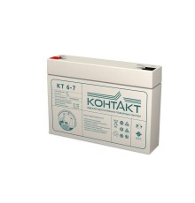 Контакт АКБ КТ 6-7 6V/7Ah {клемма Ш-4,8 (F1), ДхШхВ 151х34х98мм, масса 1,00 кг, срок службы 5-7 лет}