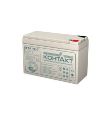 Контакт АКБ КТА 12-7 12V/7Ah {клемма Ш-4,8 (F1), ДхШхВ 151х65х100мм, масса 1,77 кг, срок службы 5-7 лет}