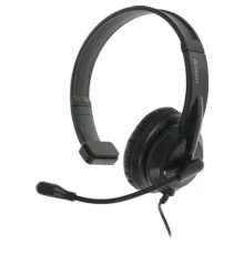 Наушники с микрофоном A4Tech HU-11 черный 2м накладные USB оголовье (HU-11/USB/BLACK)