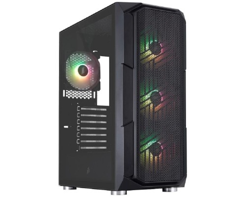 [Корпус] 1STPLAYER FIREBASE XF Black / ATX / 4x120mm ARGB fans / XF-BK-4F7