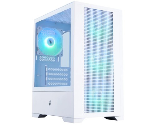 [Корпус] 1STPLAYER Go2 ARGB White / mATX / 4x120mm ARGB fans / Go2-WH-4F7-W