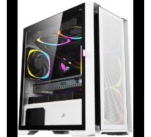 1STPLAYER TRILOBITE T4 MESH ARGB White / mATX / 4x120mm ARGB fans / T4-WH-4FS7-W