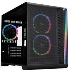 1STPLAYER VT6 ARGB Black / mATX / 3x120mm ARGB fans / VT6-BK-3FS7