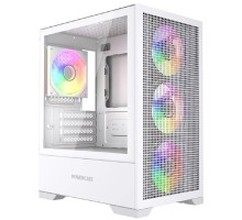 Powercase Mistral Micro B315W, Tempered Glass, 4x 120mm ARGB PWM Fan, белый, mATX  (CMMB315W-A4)