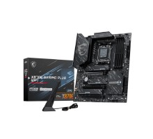 Материнская плата MSI X870E GAMING PLUS WIFI X870E, AM5, 4*DDR5, 3*PCIEx16, 1*PCIEx1, 3*M.2, 2*TypeC, 2*USB3.2Gen2, 6*USB3.2Gen1, 10*USB2.0, 4*SATA3.0, 5G, 1*Type-C(DP), HDMI, ATX, RTL