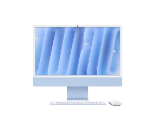 [Моноблок] Apple iMac 24-inch 2024 [MD2T4X/A] (КЛАВ.РУС.ГРАВ.) Blue 24