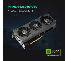Видеокарта ASUS GeForce RTX5060 8Gb DDR7 128 bit 3*DP/HDMI 3FAN (PRIME-RTX5060-O8G) RTL