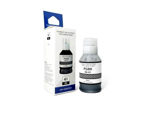 [Расходные материалы] Чернила NVP GI-41 PGBK (NV-4528C001) для Canon Pixma G1420, G2420, G3420, G2460, G3460 (135 мл) Black пигментные (в коробке) совместимые