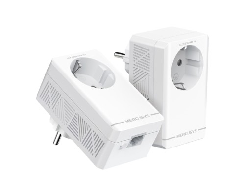 [Mercusys] Mercusys MP500P KIT AV1000 Комплект гигабитных Powerline-адаптеров со встроенной розеткой