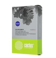 Картридж матричный Cactus CS-ERC38B/R черный/красный для Epson ERC 30/34/38, UT2000/4000