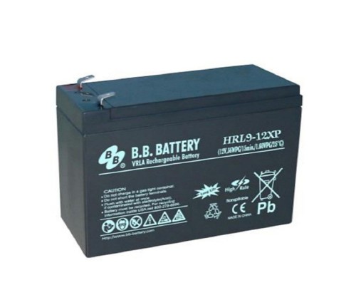 [батареи] АКБ B.B. Battery HRL 9-12XP (12В 9Ач  =218,3Вт/блок, ДхШхВ 151x65x94 мм, масса 2,75 кг) клеммы F2