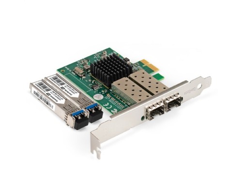 [USB-концентраторы] Exegate EX299087RUS Комплект: Сетевой адаптер SFP ExeGate EXE-82576-F2+2x Трансивер Single-Mode до 20км ExeGate EXT-1G-SM1310-LC2-20KM (EX296229RUS: PCI-E x1 v2.0, порты 2x SFP (10/100/1000Mb/s), Gig