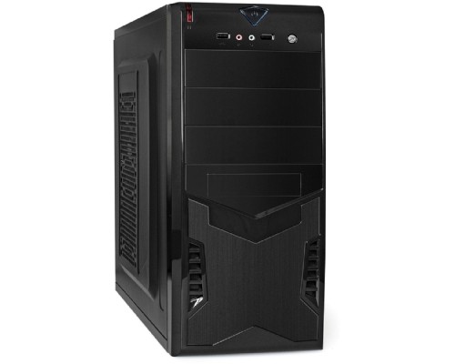 [Корпуса] Exegate EX299157RUS Корпус Miditower ExeGate CP-601-UNS500 (ATX, БП UNS500 с вент. 12см, 2*USB, аудио, черный)
