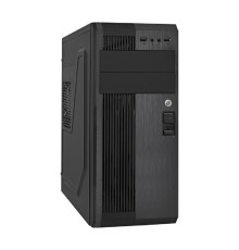 Exegate EX299341RUS Корпус Miditower ExeGate UN-605B-UNS350 (ATX, БП UNS350 с вент. 12см, 2*USB, аудио, блокировка, черный)