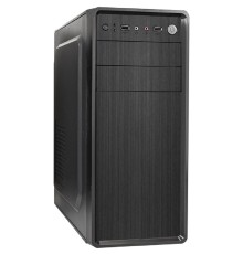 Exegate EX299373RUS Корпус Miditower ExeGate XP-401-UNS350 (ATX, БП UNS350 с вент. 12см, 2*USB, аудио, черный)