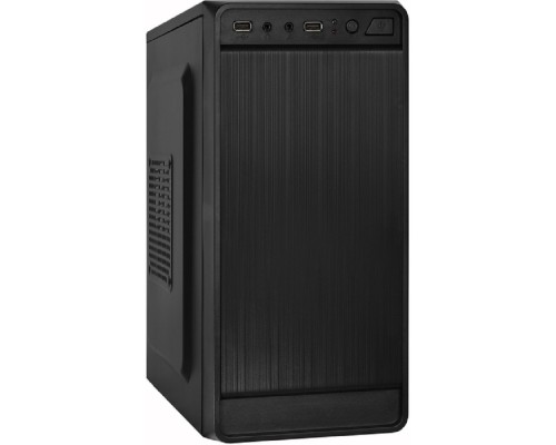 [Корпуса] Exegate EX299191RUS Корпус Minitower ExeGate BAA-108-UNS400 (mATX, БП UNS400 с вент. 12см, 2*USB, аудио, черный)