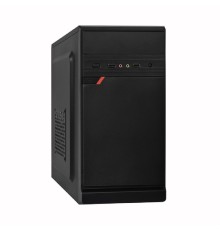 Exegate EX299182RUS Корпус Minitower ExeGate BAA-106-UNS350 (mATX, БП UNS350 с вент. 12см, 2*USB, аудио, черный)