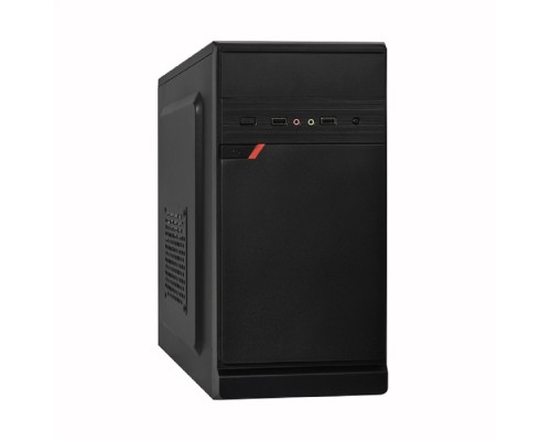 [Корпуса] Exegate EX299182RUS Корпус Minitower ExeGate BAA-106-UNS350 (mATX, БП UNS350 с вент. 12см, 2*USB, аудио, черный)
