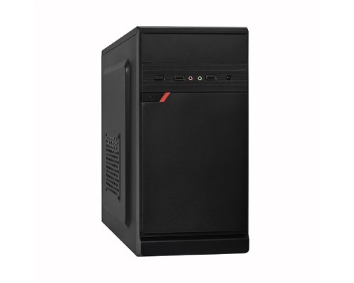 [Корпуса] Exegate EX299184RUS Корпус Minitower ExeGate BAA-106-UNS450 (mATX, БП UNS450 с вент. 12см, 2*USB, аудио, черный)