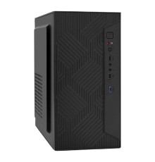 Exegate EX299224RUS Корпус Minitower ExeGate BAA-303U-UNS350 (mATX, БП UNS350 с вент. 12см, 2*USB+1*USB3.0, HD Audio, черный)