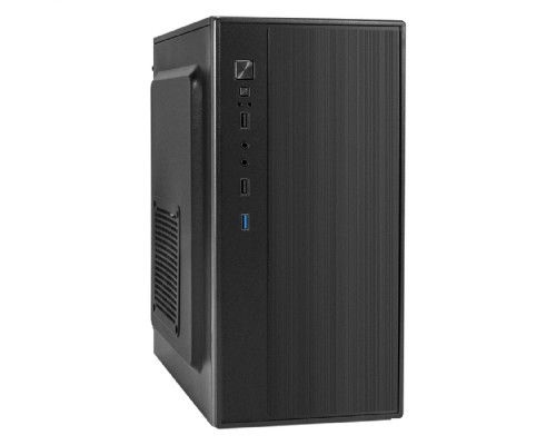 [Корпуса] Exegate EX299267RUS Корпус Minitower ExeGate BAA-408U-UNS500 (mATX, БП UNS500 с вент. 12см, 2*USB+1*USB3.0, HD Audio, черный)
